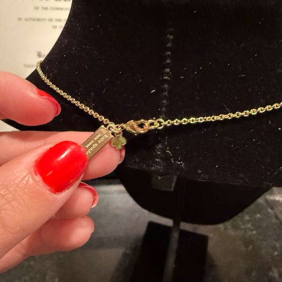 Kate Spade Take a Bow Cream Necklace - Picture 8 of 10